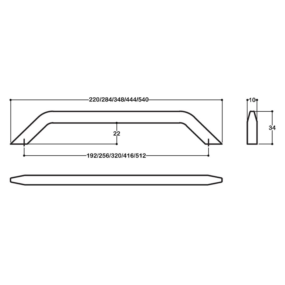8672 Modern Kulp Krom Renk