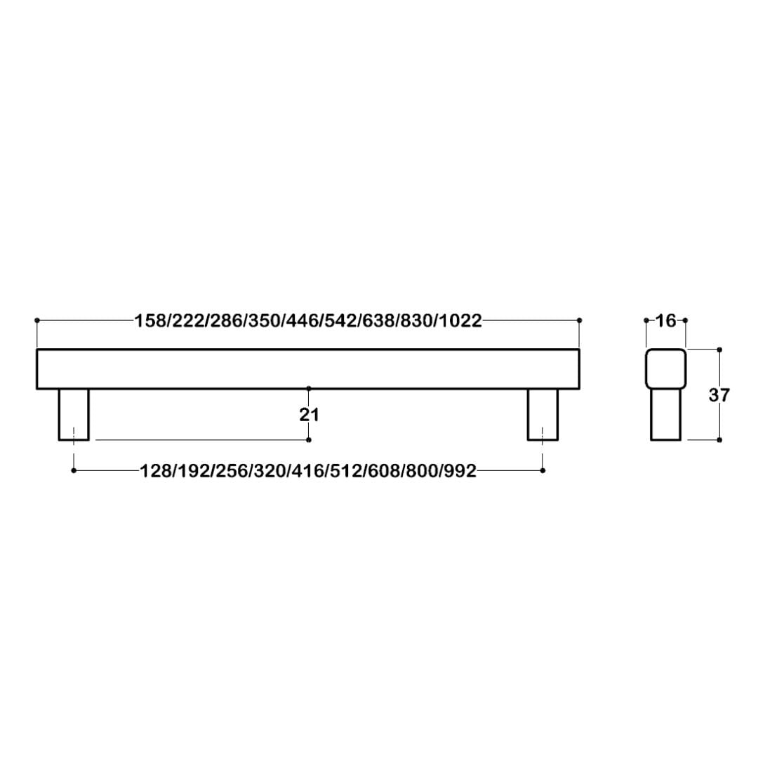 8800 Modern Kulp Siyah Renk