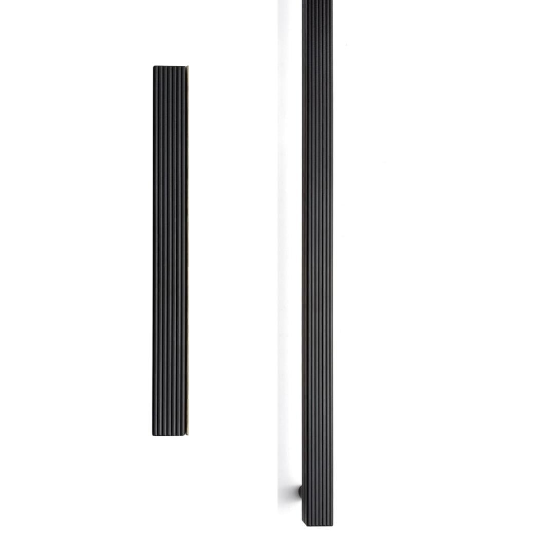 8801 Çizgili Modern Kalın Kulp Siyah Renk