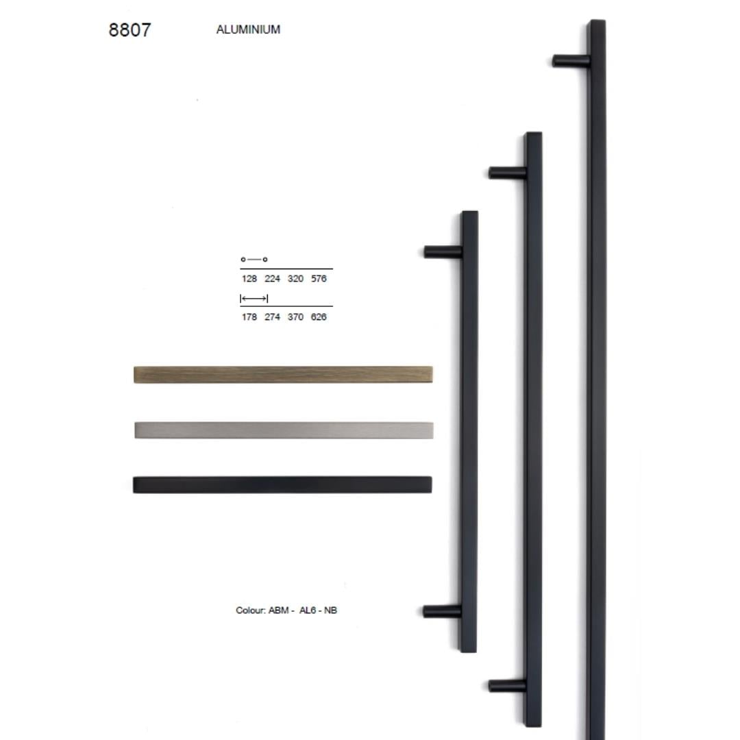 8807 Modern Kulp Siyah Renk