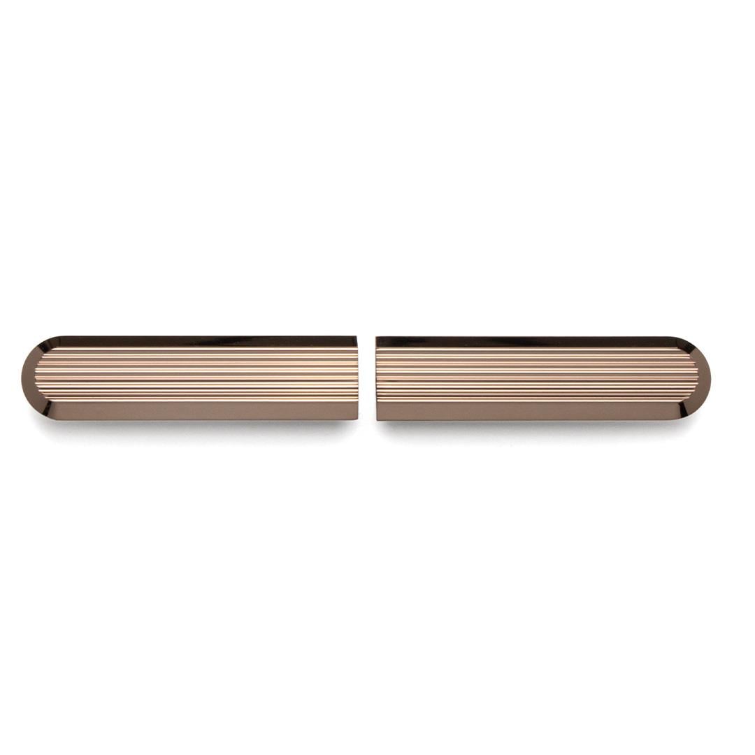9022  Line-Çizgili Kulp Rose Renk