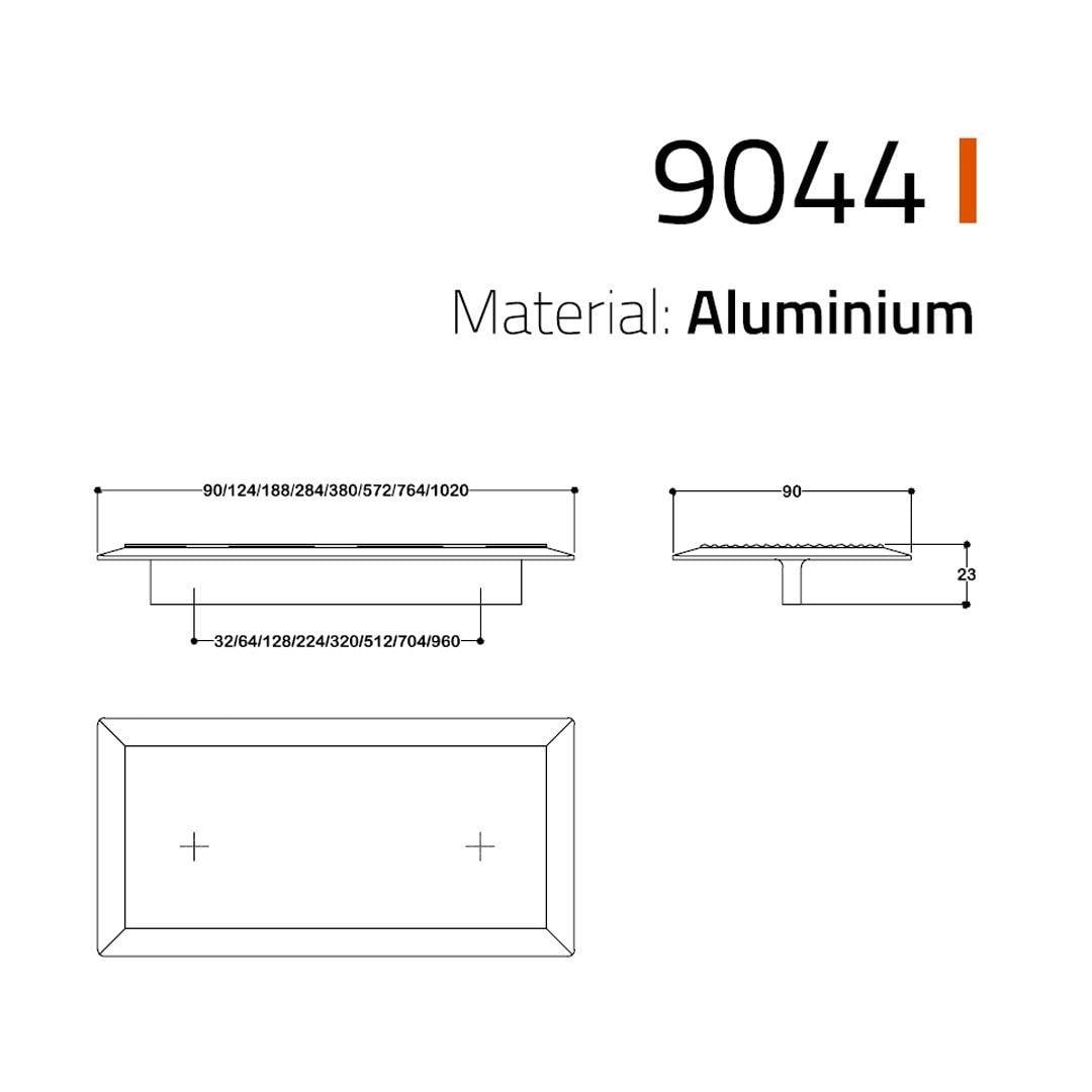 9044  LİNE-ÇİZGİLİ KULP TEK ADET 32 MM