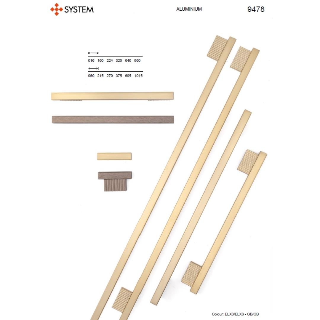 9478 Modern Düz/Çizgili Koyu Bronz Saten Renk