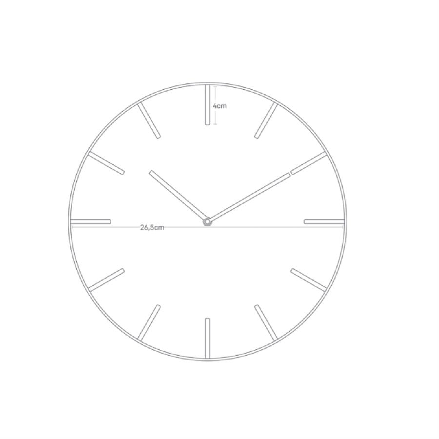 Ahşap/Siyah Duvar Saati