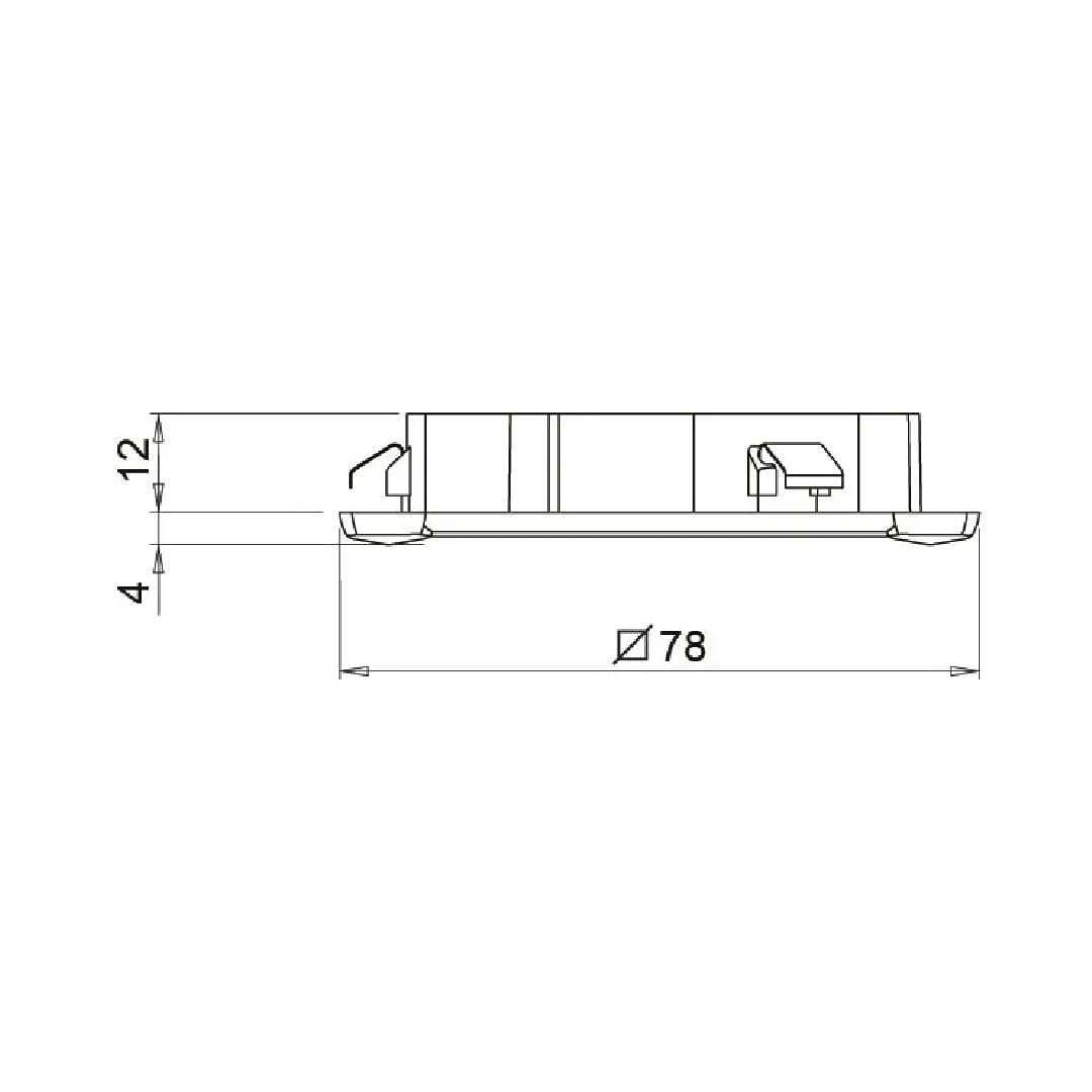 APSLEY 2.0 3W 24Vdc WW F18 M24