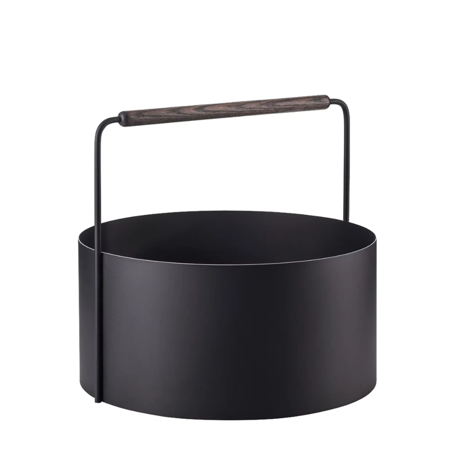 ASHI Odun Sepeti L Boy Kahverengi Ø45 cm