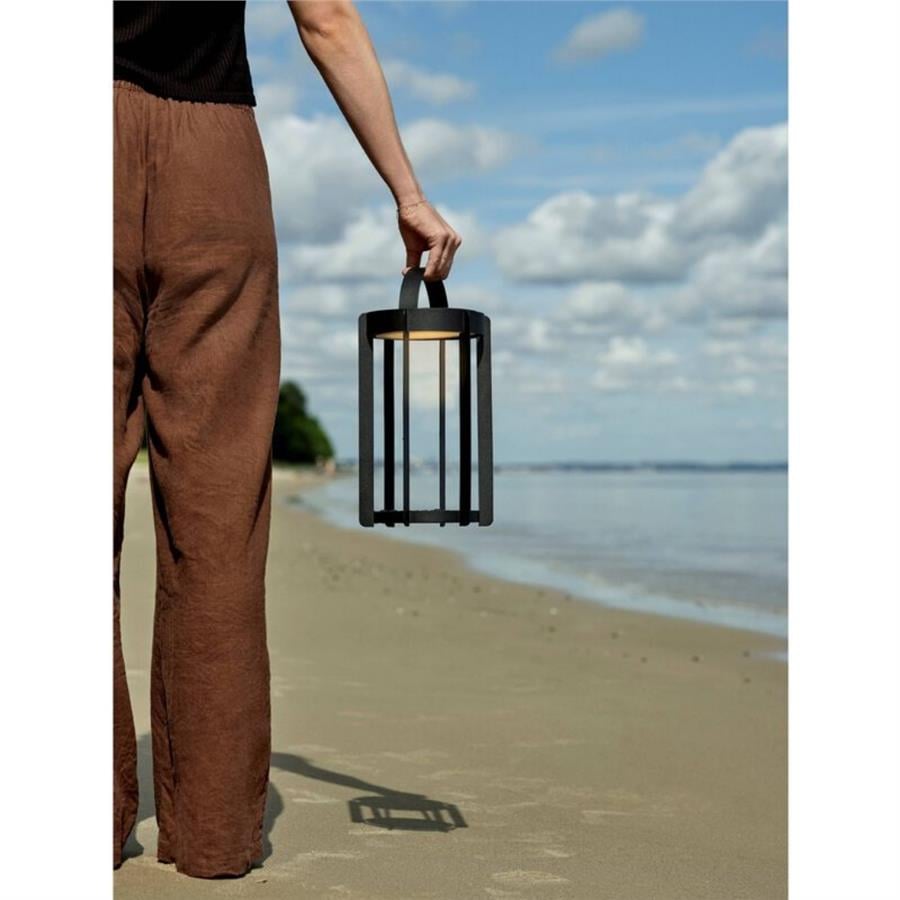 Ateş Böceği Feneri Led Işıklı Siyah 30 cm