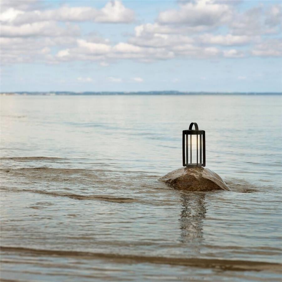 Ateş Böceği Feneri Led Işıklı Siyah 30 cm