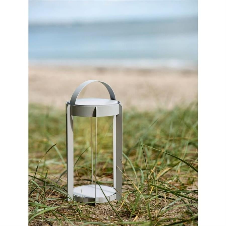 Ateş Böceği Feneri Led Işıklı Yumuşak Gri 30 cm