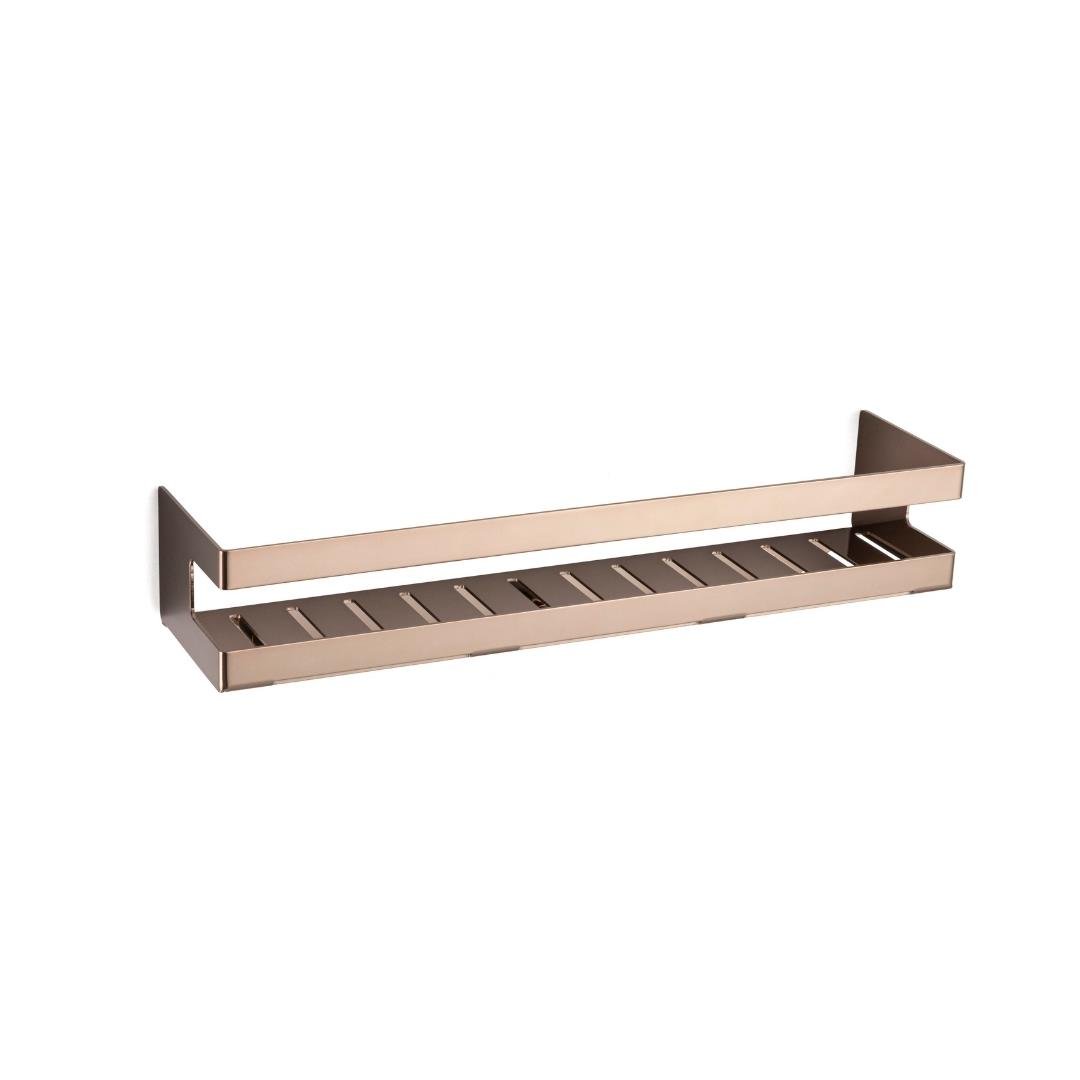 Banyo Duş Raf Sistemi Rose Renk 98X100X400 Mm