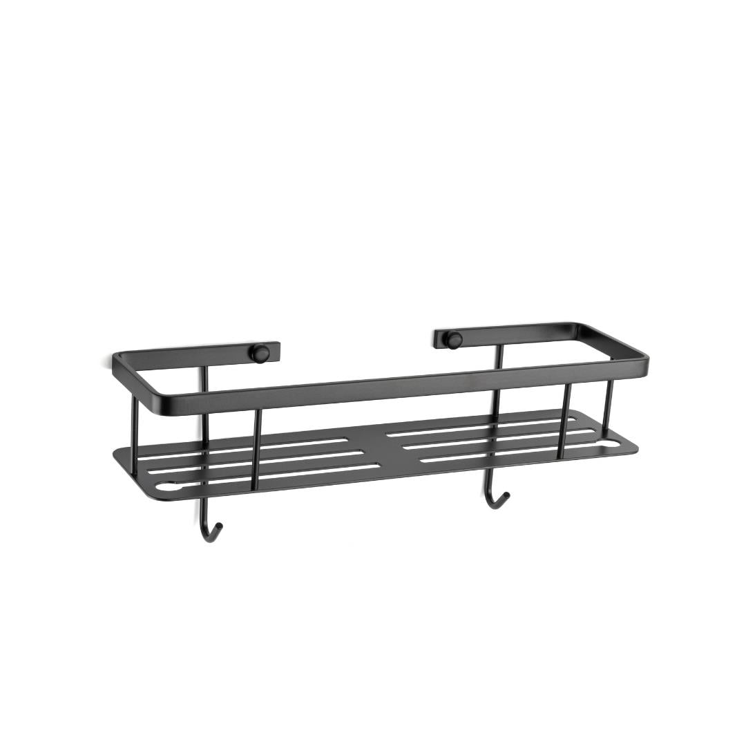 Banyo Duş Raf Sistemi Siyah Renk 152X112X402 Mm