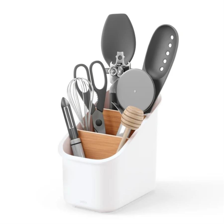 Bellwood Organizatör Beyaz/Doğal 21x19x14 cm