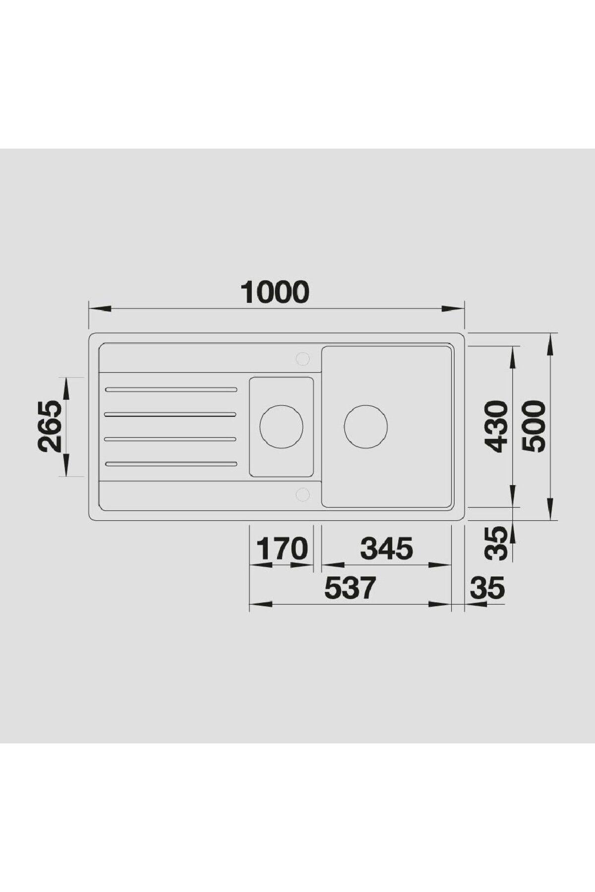 BLANCO LEGRA 6 S SILGRANIT™ EVİYE