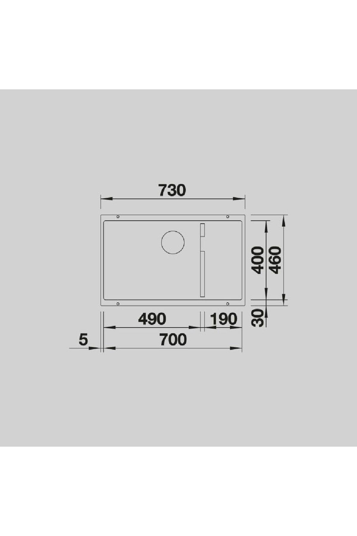 BLANCO SUBLINE 700-U LEVEL SILGRANIT™ EVİYE