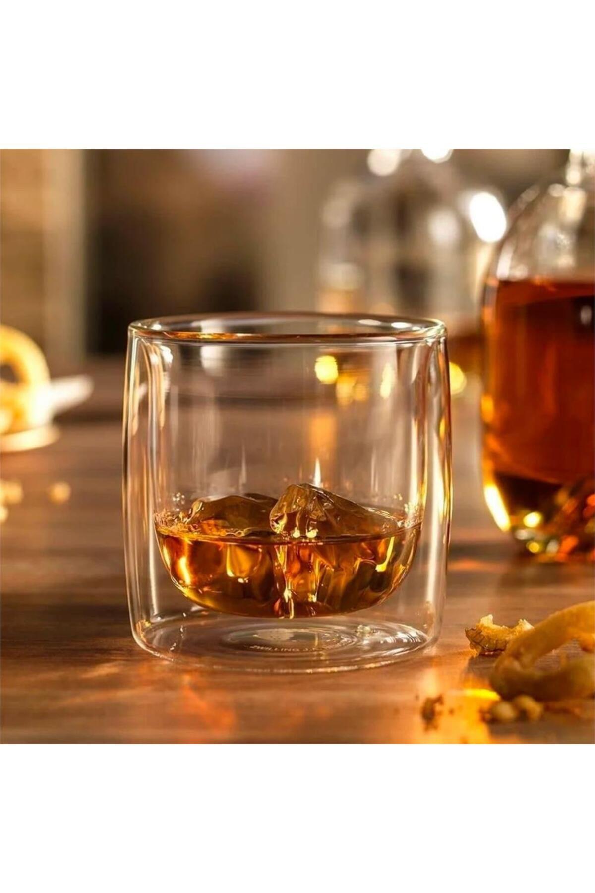 Çift Camlı/cidarlı 266 Ml 2'li Bardağı Seti 215