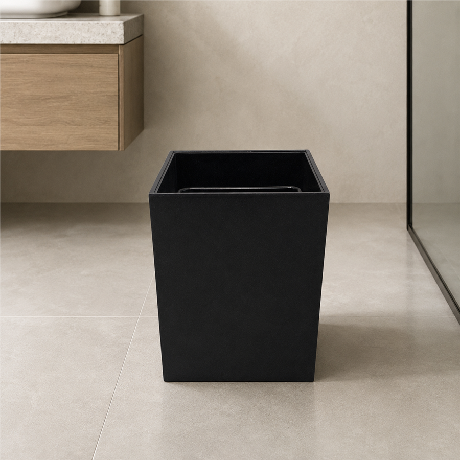 Çöp Kovası Kapaksız Siyah 3 L
