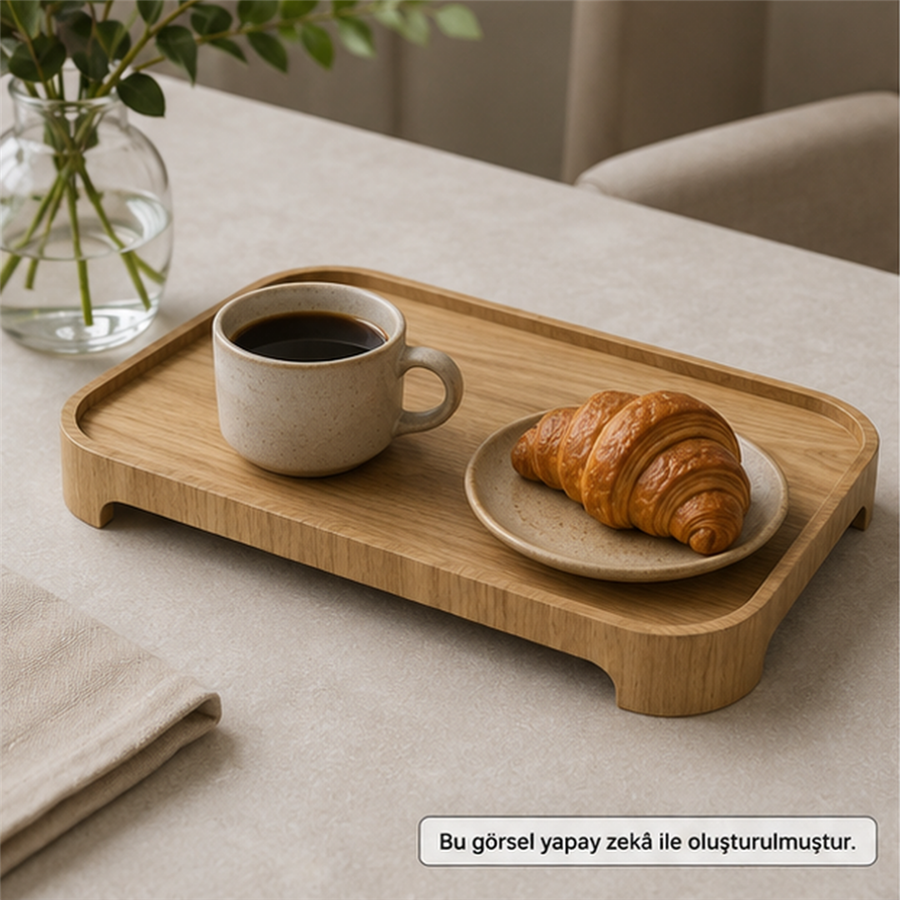 Doğal Söğüt Ağacı Sunum Tahtası - Small- 30 x 18 cm