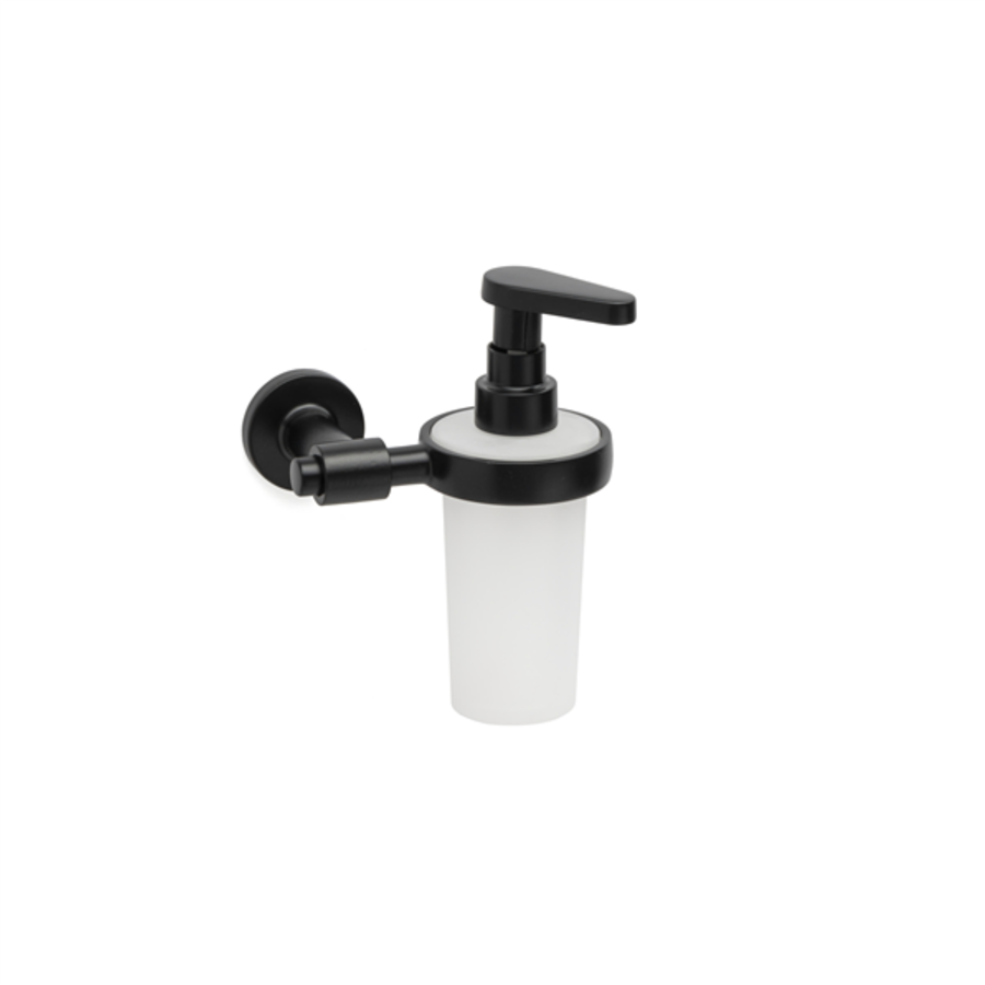 Ezel Duvara Montajlı Sıvı Sabunluk Siyah 250 ml