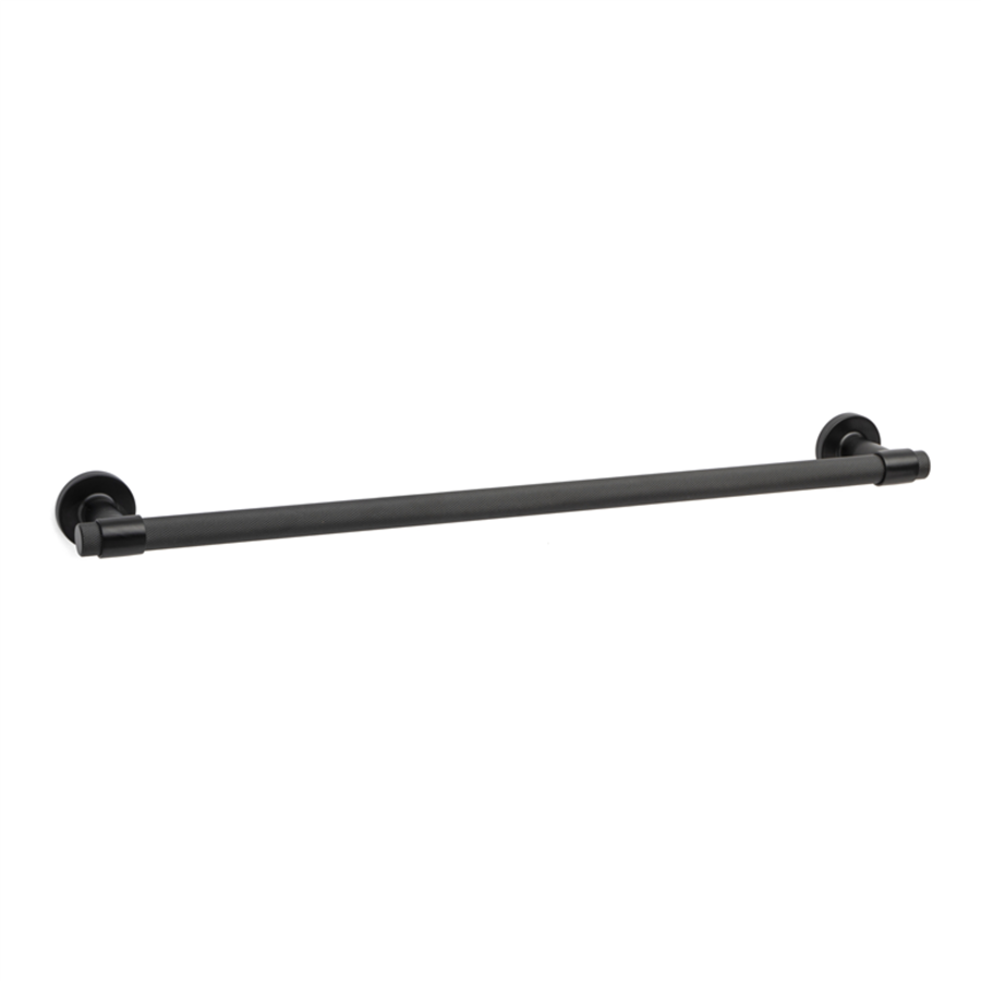 Flexu Duvara Montajlı Uzun Havluluk Siyah 60 cm