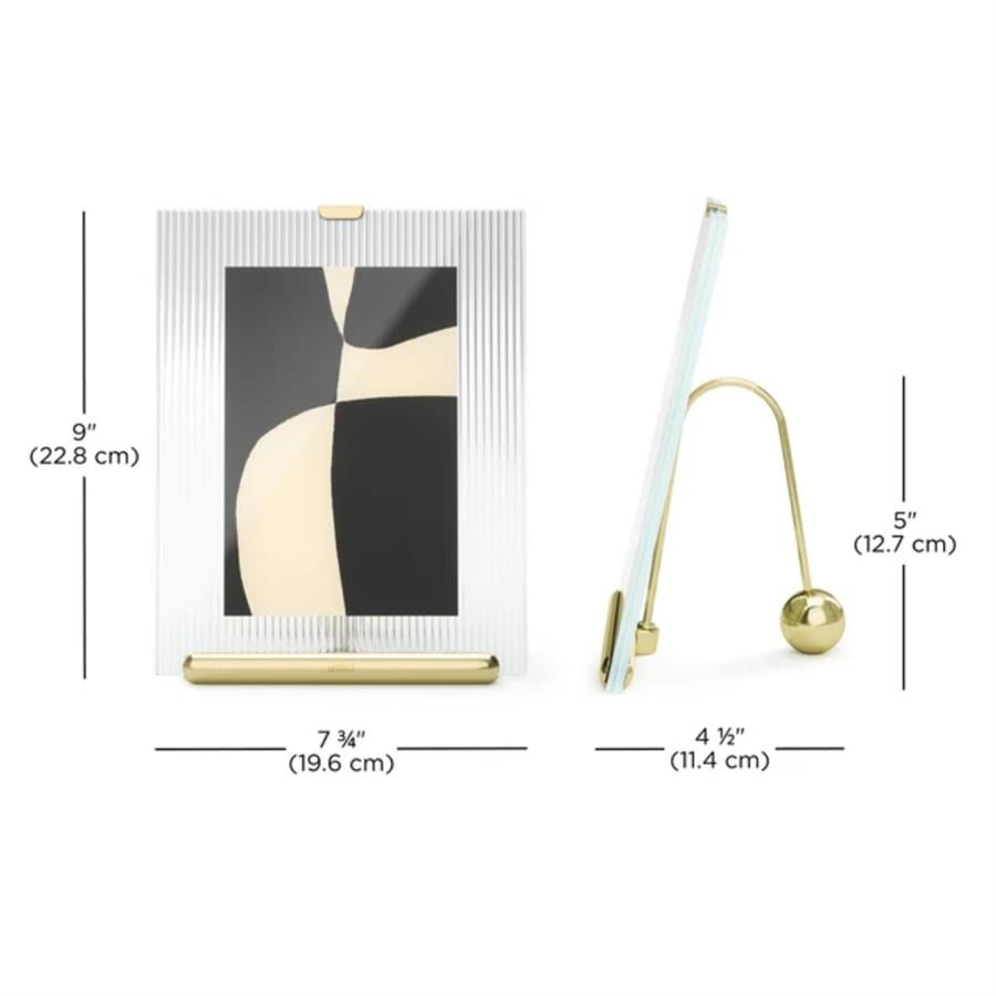 Flute Resim Çerçevesi Pirinç Renk 5x7 (13-18 cm)