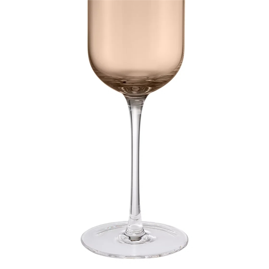 FUUMI 4'lü Beyaz Şarap Kadehi Seti Kahve Renk 310 ml