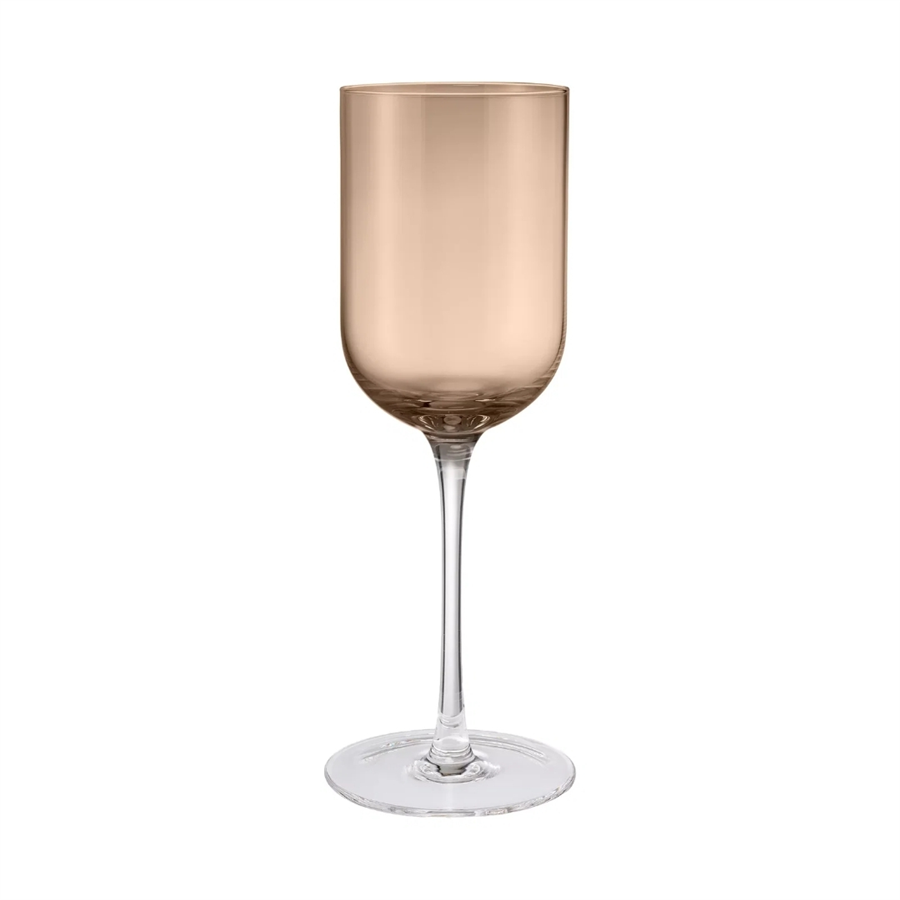FUUMI 4'lü Beyaz Şarap Kadehi Seti Kahve Renk 310 ml