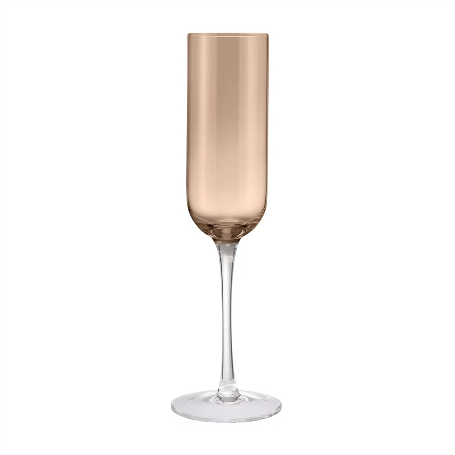 FUUMI 4'lü Şampanya Kadehi Seti Kahve Renk - 220 ml