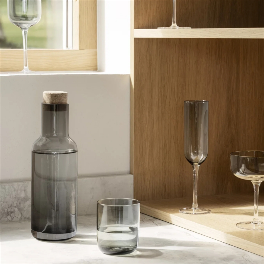 FUUMI 4'lü Şampanya Kasesi Seti Füme Renk 280 ml