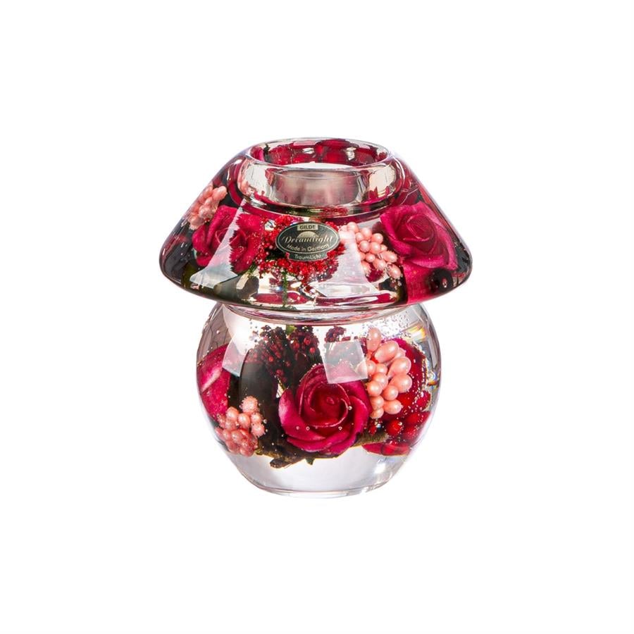 Gılde Dreamlight Tealight Mumluk Noblesse Smart Cam Kırmızı Y.11 cm D.11 cm
