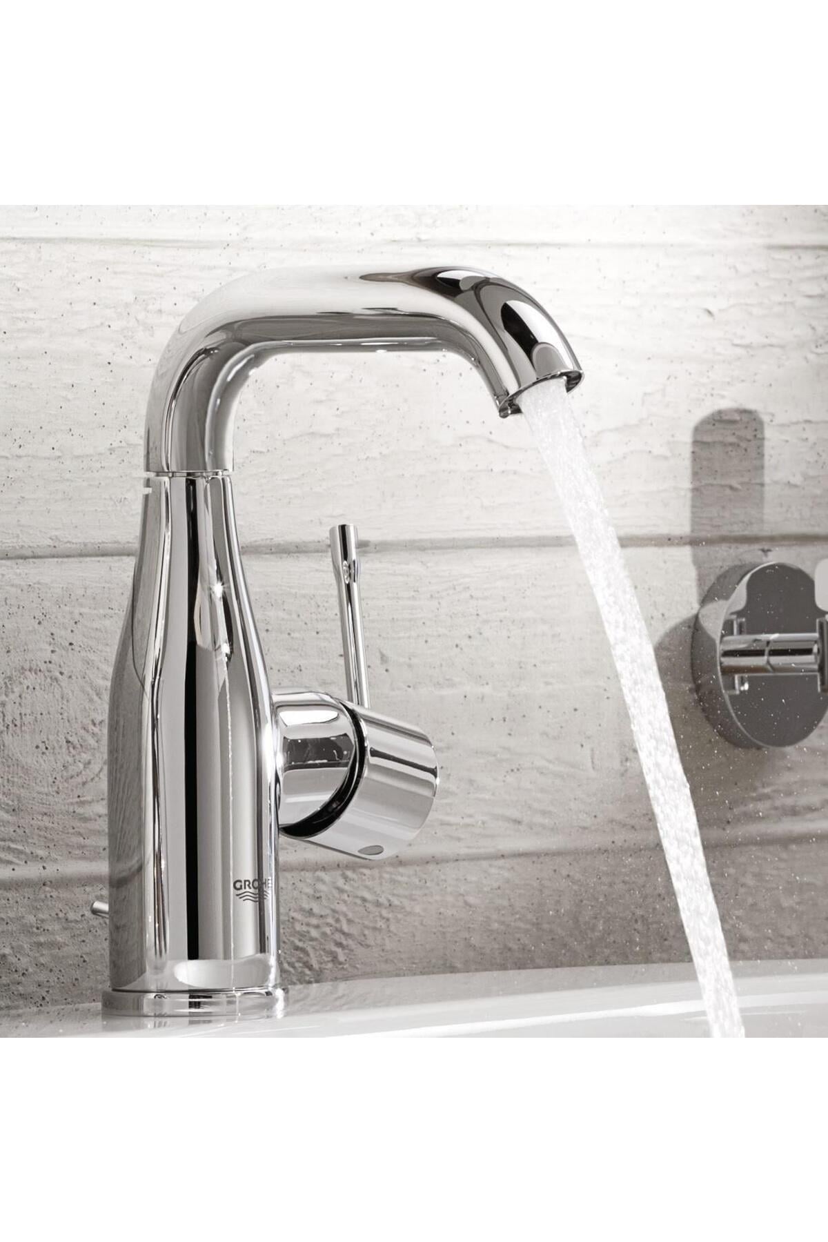 Grohe Lavabo Bataryası Essence M-Boyut Krom