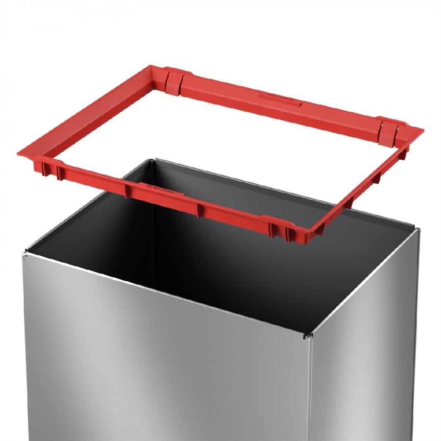 Hailo 35 Lt Gümüş Çöp Kovası