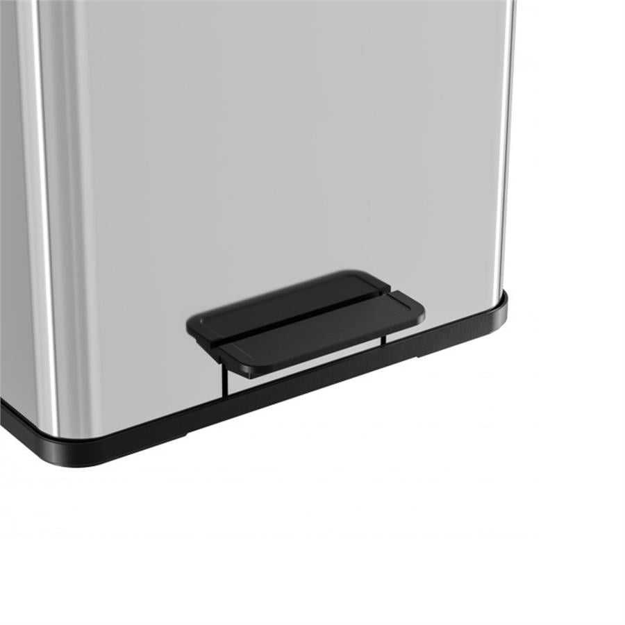 Hailo  3X9 Lt Paslanmaz Çelik Çöp Kovası