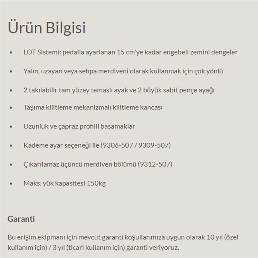 Hailo S100 Profılot Merdiven