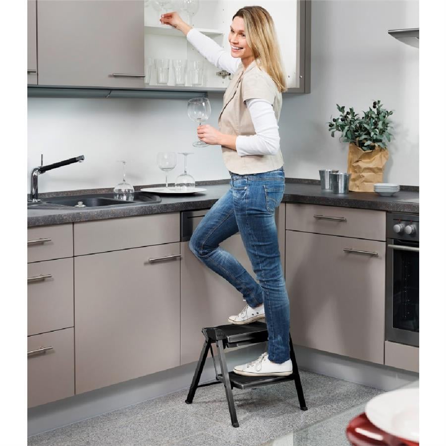 Hailo Stepfix 2 Basamaklı Merdiven Antrasit