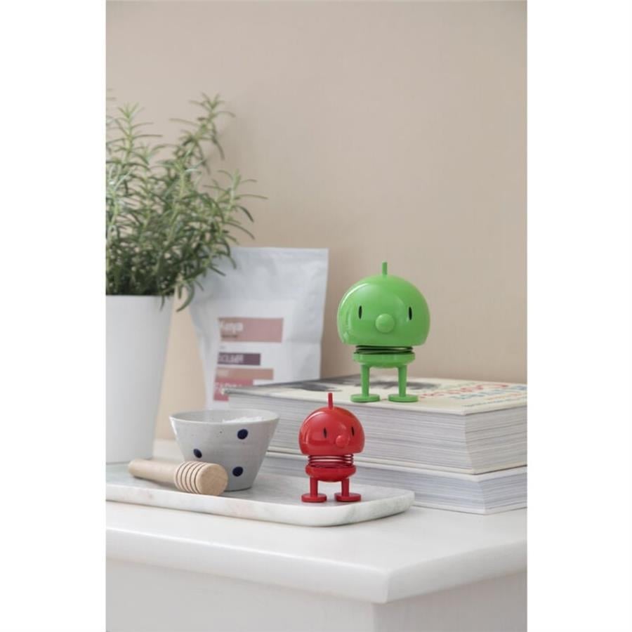 Hoptimist Bumble Sallanan Figür, Dekorasyon Small Red 7,6 X 5,8 cm (Gülümse) 