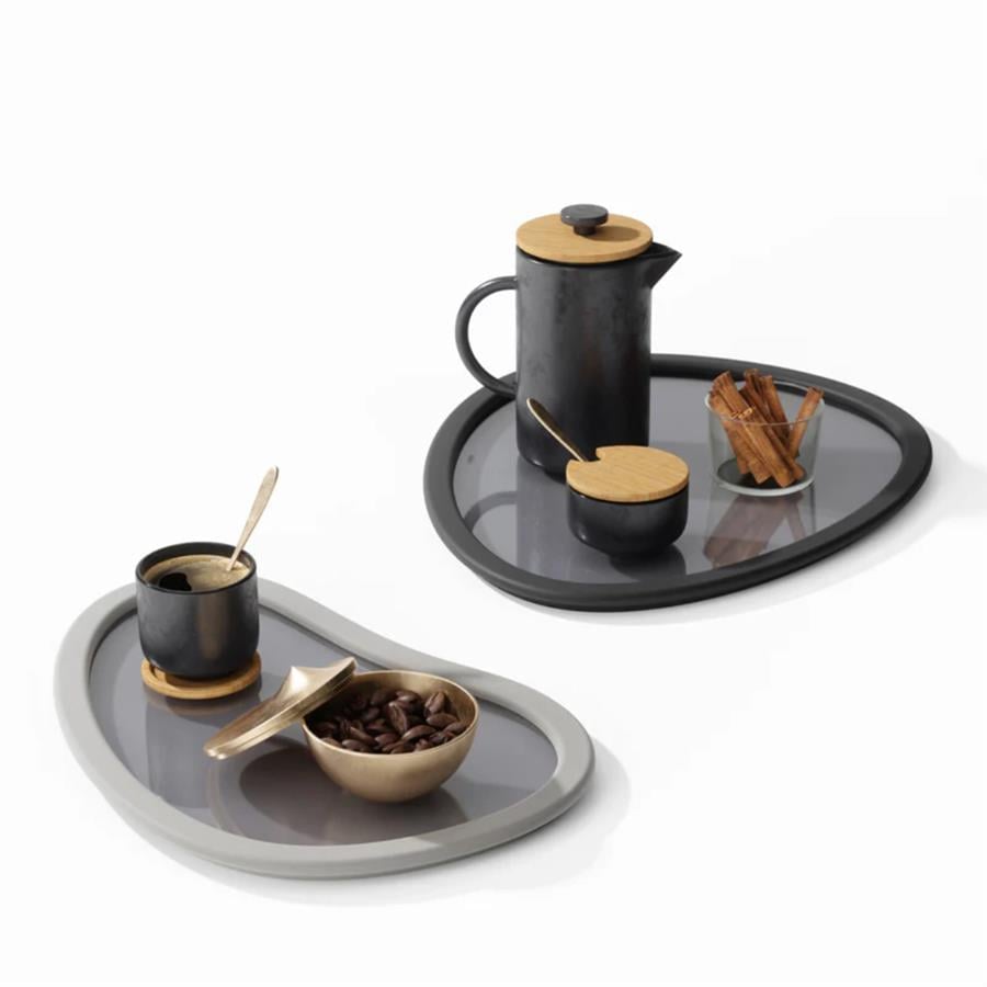 Hub 2'Li Set Gri Tepsi