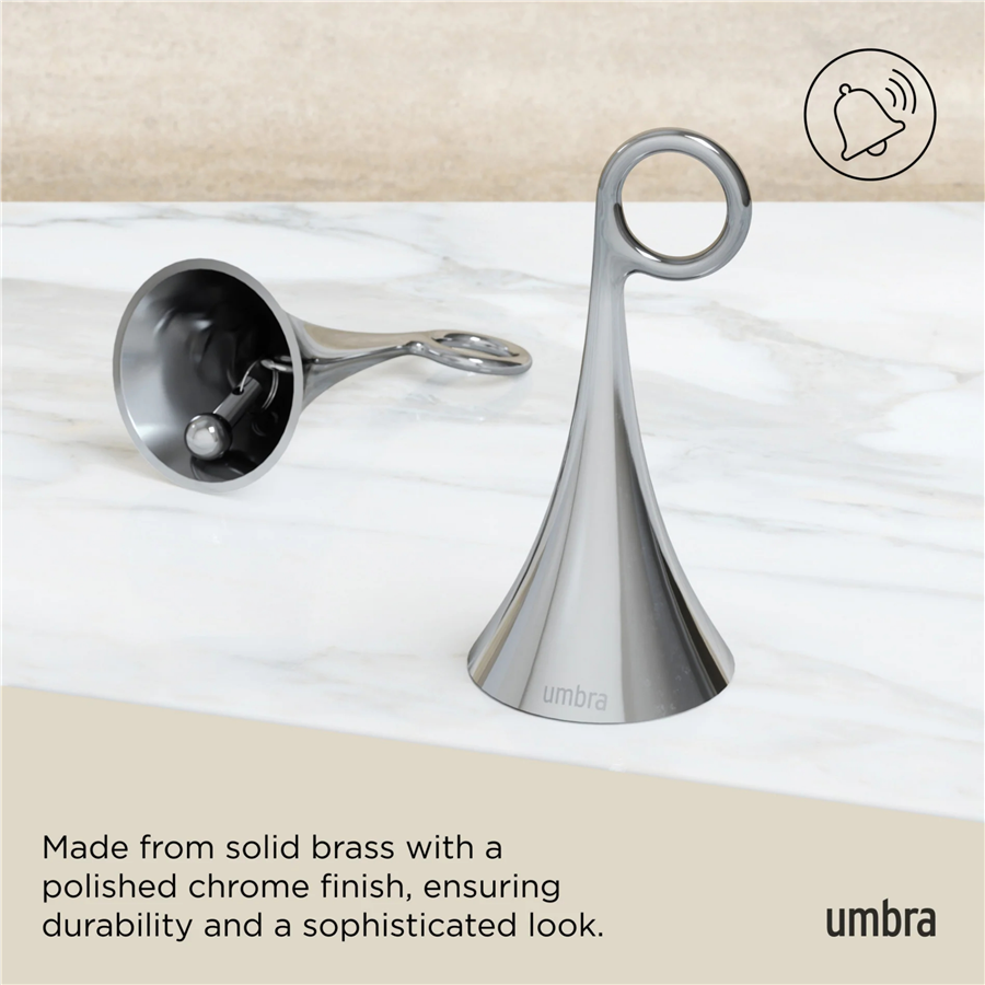 ISA Bell Dekoratif Çan Krom 13 cm