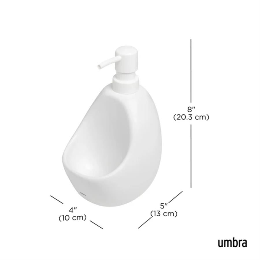 Joey Sıvı Sabunluk Ve Fırçalık Beyaz Renk 591 ml