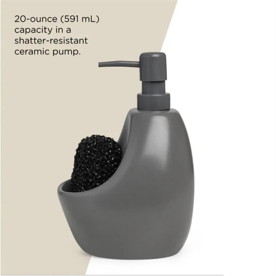 Joey Sıvı Sabunluk Ve Fırçalık Kömür Rengi 591 ml