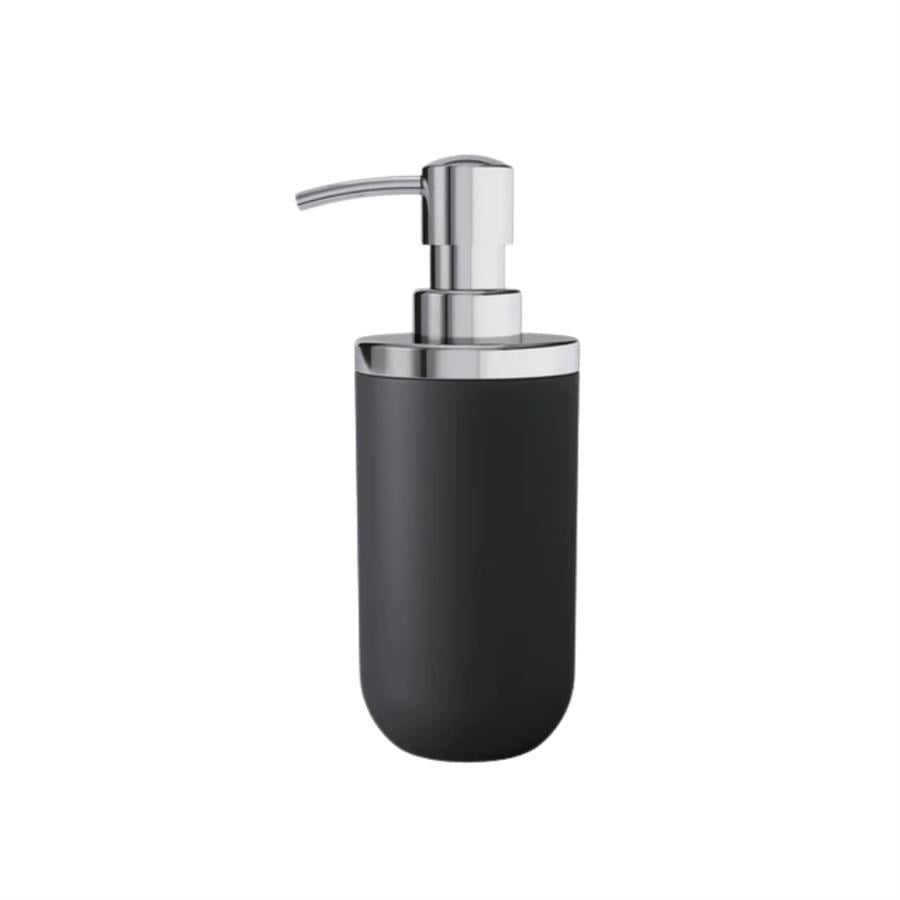 Junip Sıvı Sabunluk Krom/Siyah Renk 380 ml