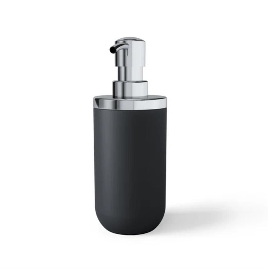 Junip Sıvı Sabunluk Krom/Siyah Renk 380 ml