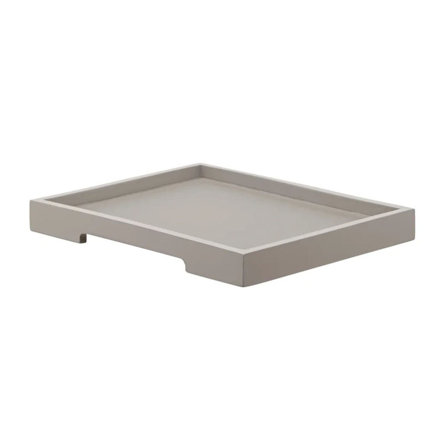 KASANE MDF Tepsi Ay Kumru Rengi S Boy 24x19x3 cm