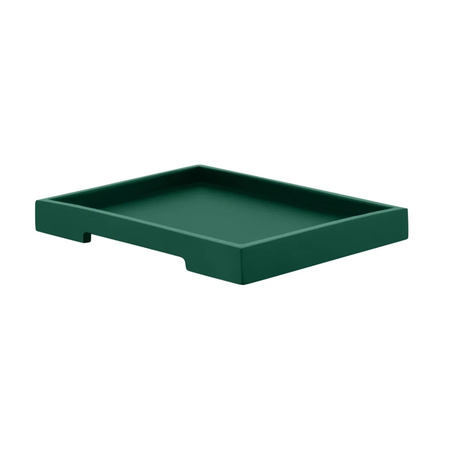 KASANE MDF Tepsi Yağmur Ormanı Rengi S Boy 24x19x3 cm
