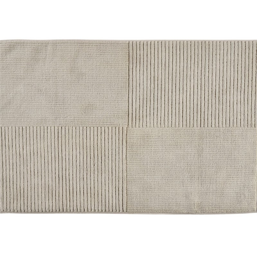 Klasik Banyo Paspası Kum Rengi 50x80 cm