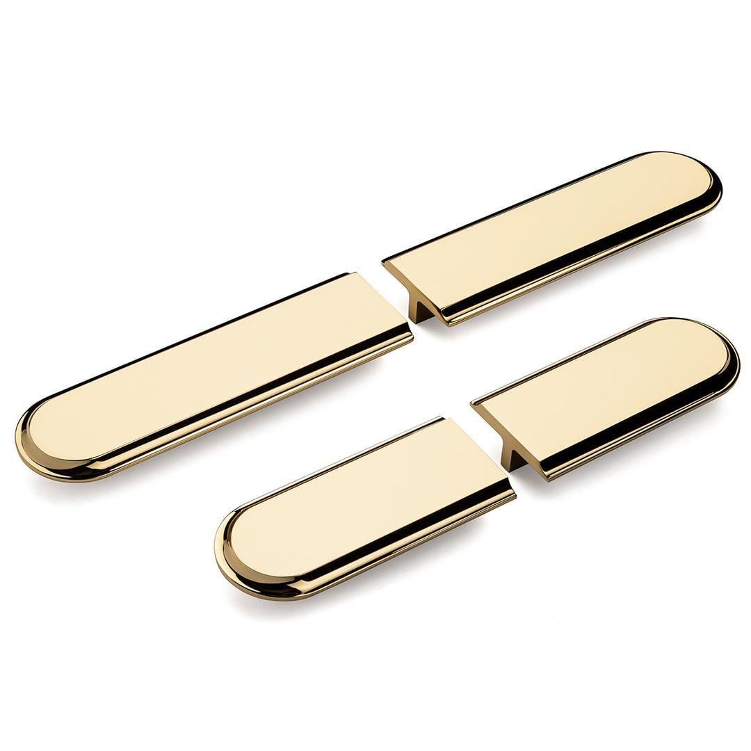 Line-Çizgili Kulp 32 Mm Altın Renk Tek Adet