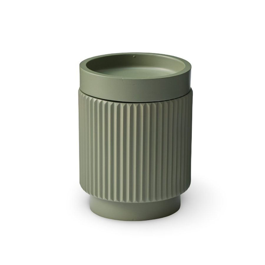 Lumi Kanallı Pamukluk - Olive Green