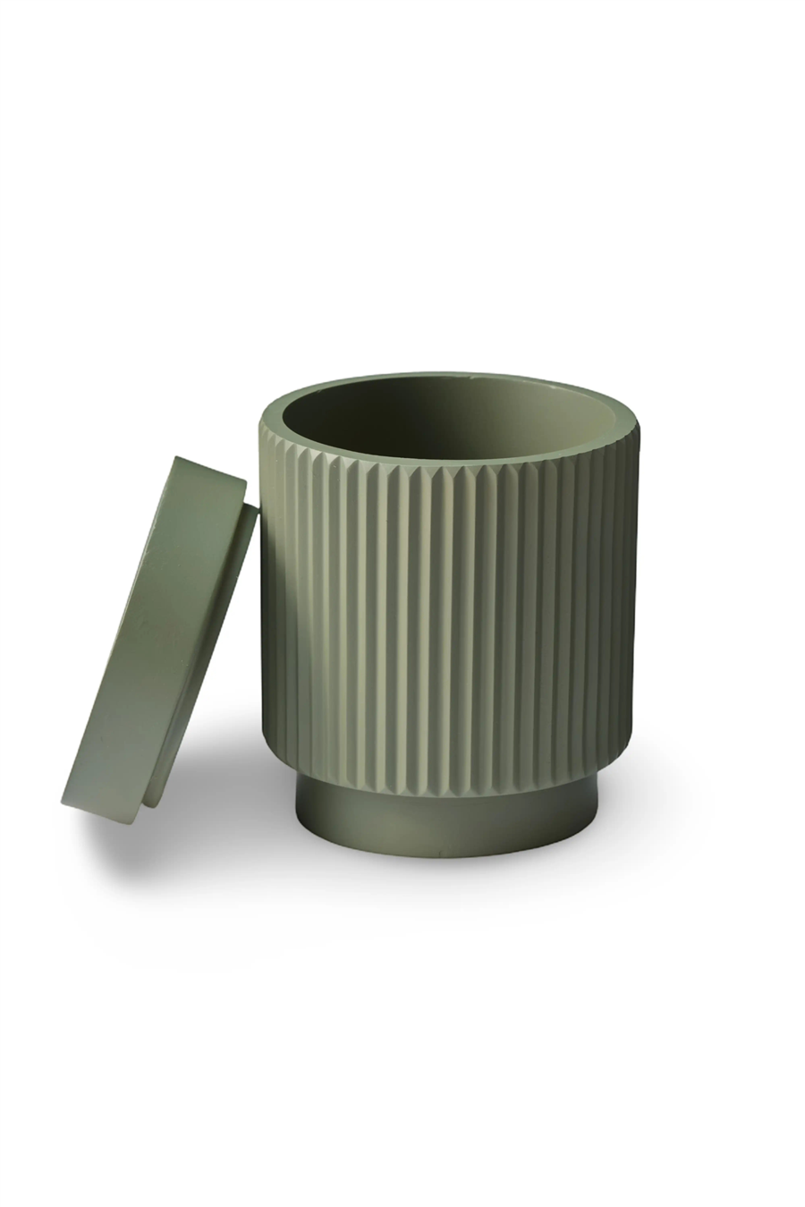 Lumi Kanallı Pamukluk - Olive Green