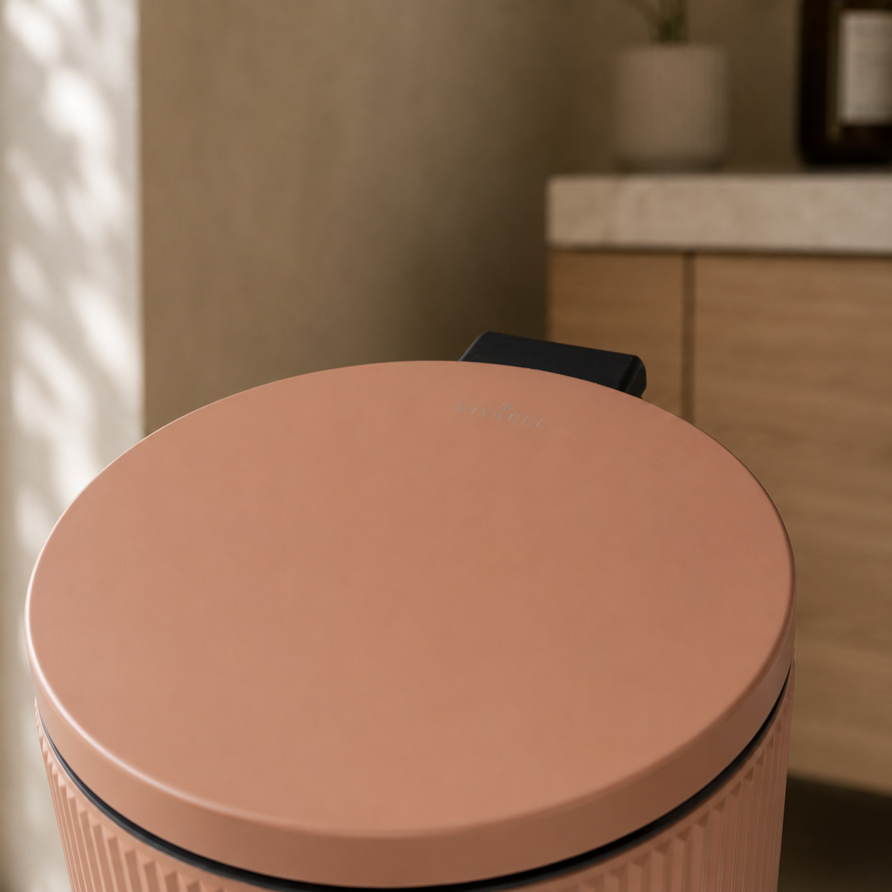 Lumi Kanallı Pedallı Çöp Kovası 5 L Terracotta