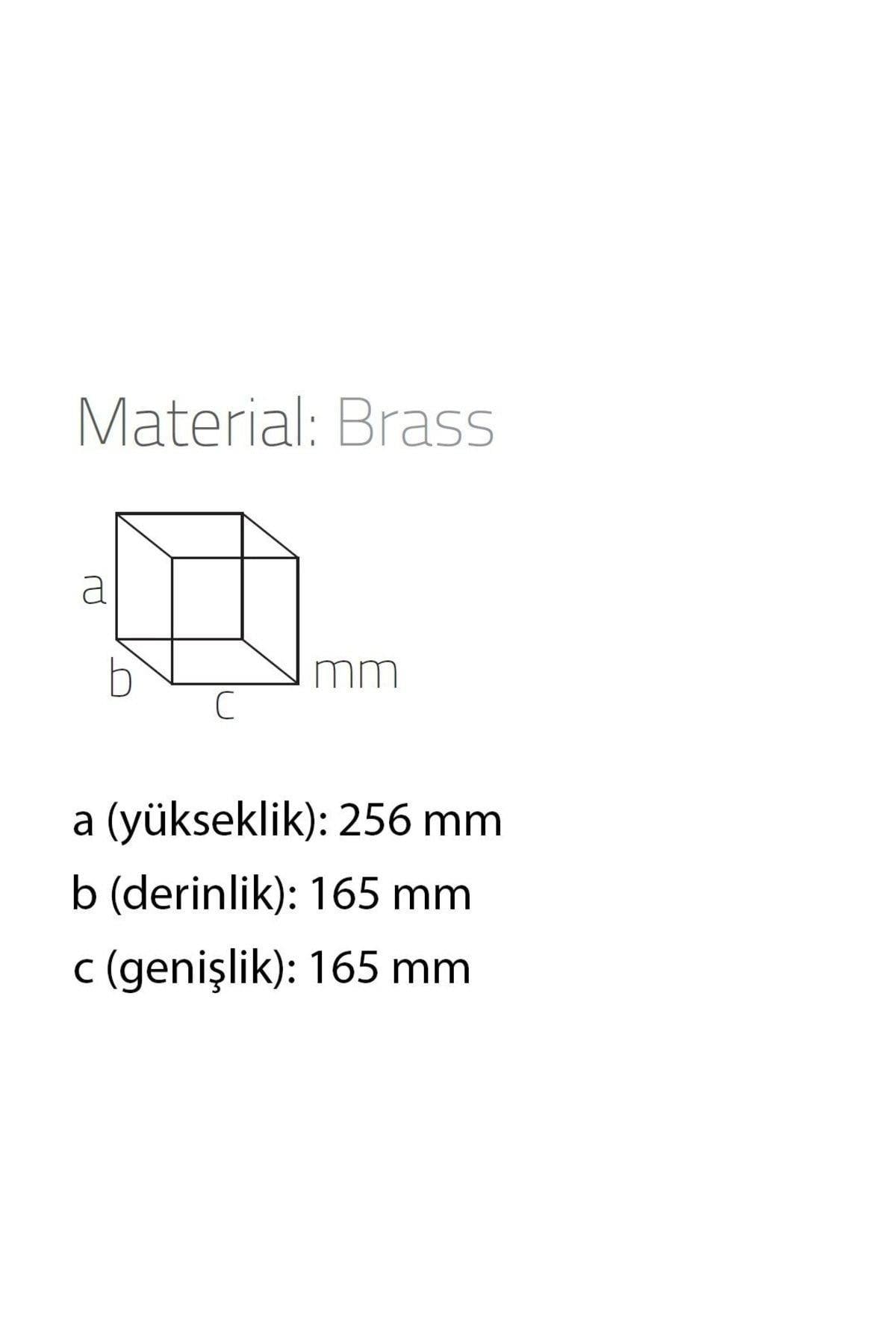 Masaüstü Kağıt Havluluk Siyah-Saten 270X165X165 mm