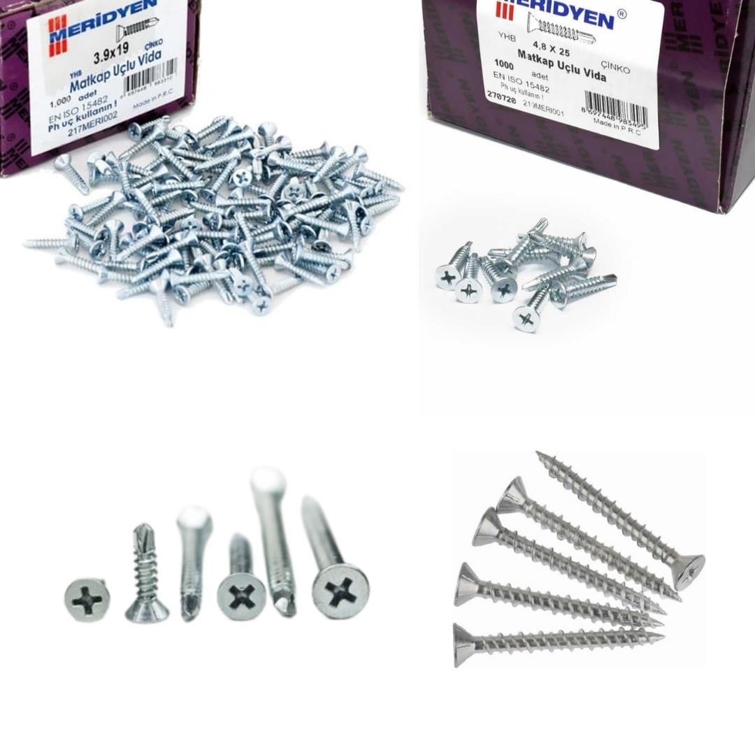 Matkap Uçlu Yhb 1000'li Paket